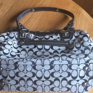 Used coach black purse